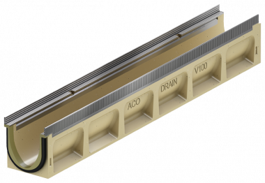 Latakas polimerbetoninis Sealin V 100 S 1m  Nr.8 